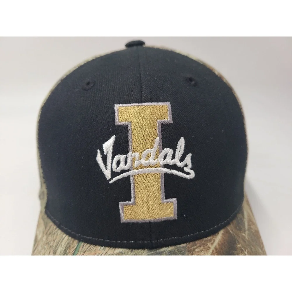 University of Idaho Vandals Camo Adjustable Hat Cap Men Women NCAA Black Brown‎